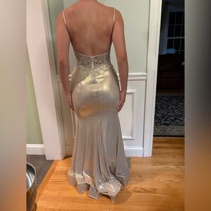 Elegant Gold Dress